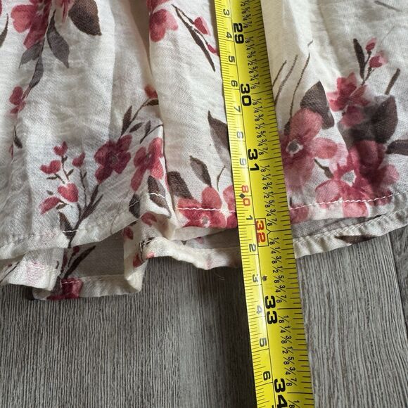 NWT Abercrombie & Fitch Floaty Dress XS Trapeze Mini Floral Boho Lightweight - Picture 4 of 11